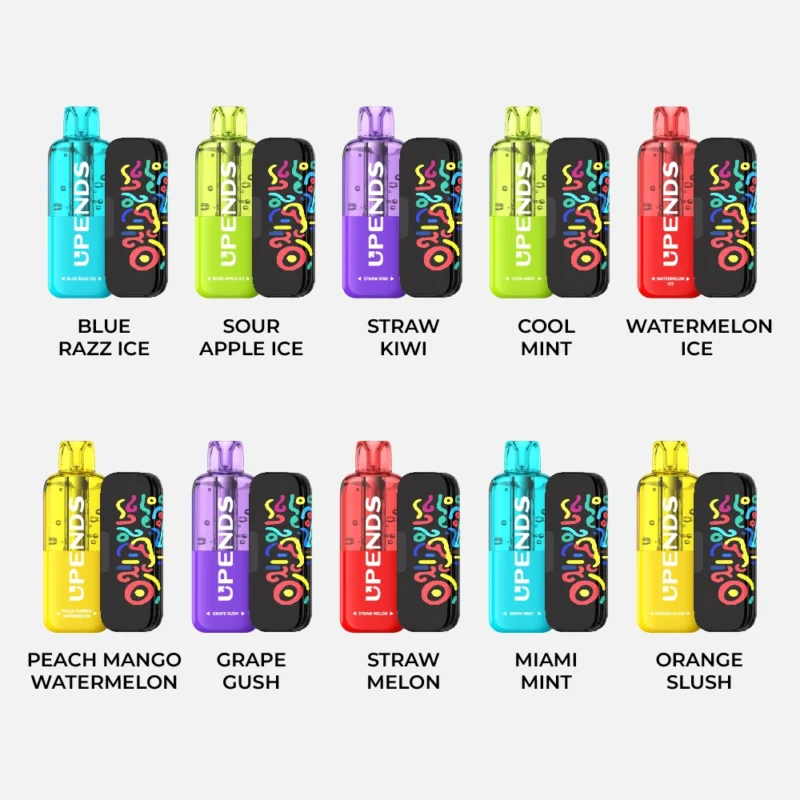 UPENDS UP9 – 50,000 Puffs, 10 Flavors (Box of 5)