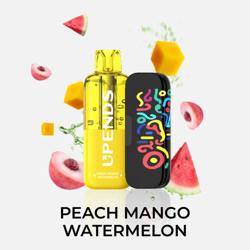 UPENDS UP9 – 50,000 Puffs, Peach Mango Watermelon (Box of 5)