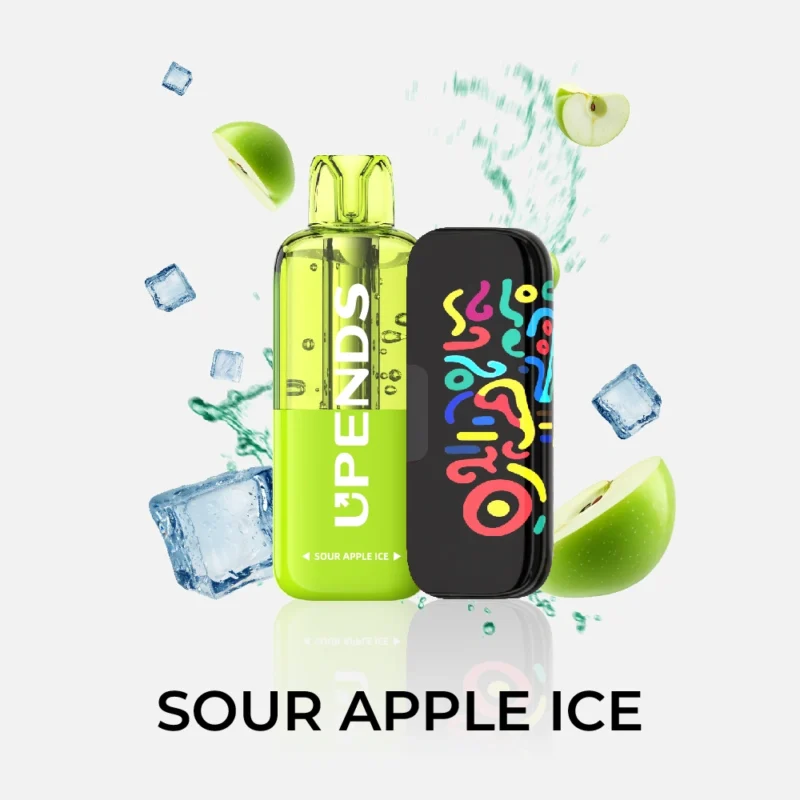 UPENDS UP9 – 50,000 Puffs, Sour Apple Ice (Box of 5)